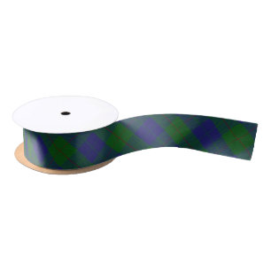 Scottish Clan Barclay Classic Hunting Tartan Satin Ribbon