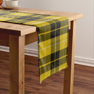 Scottish Clan Barclay Dress Tartan Plaid Long Table Runner