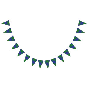 Scottish Clan Barclay Hunting Tartan Bunting