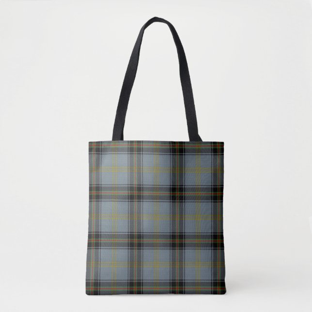 Scottish Clan Bell of the Borders Tartan Plaid Tote Bag (Front)