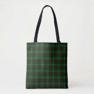 Scottish Clan Beveridge Tartan Plaid Tote Bag