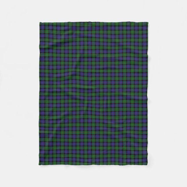 Scottish Clan Blair Classic Tartan Fleece Blanket (Front)