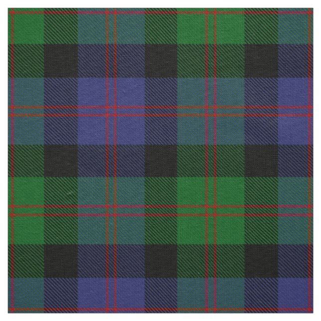 Scottish Clan Blair Tartan Plaid Fabric (Swatch)