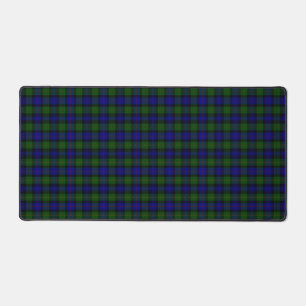 Scottish Clan Bonner Tartan Plaid Desk Mat