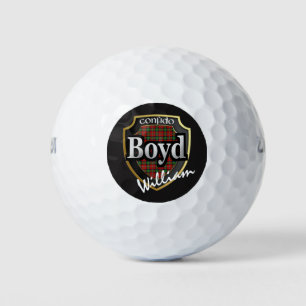 Scottish Clan Boyd Personalise Your Name Golf Balls