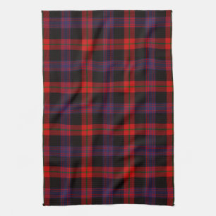 Scottish Clan Brown Tartan Plaid Tea Towel