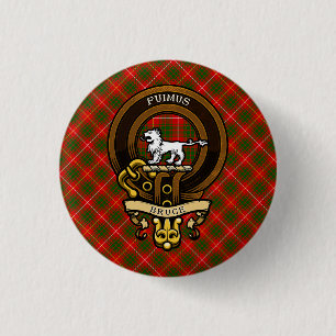 Scottish Clan Bruce Badge and Crest Coat of Arms