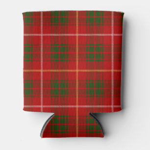 Scottish Clan Bruce Tartan Plaid Can Cooler