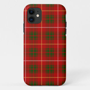 Scottish Clan Bruce Tartan Plaid iPhone 11 Case