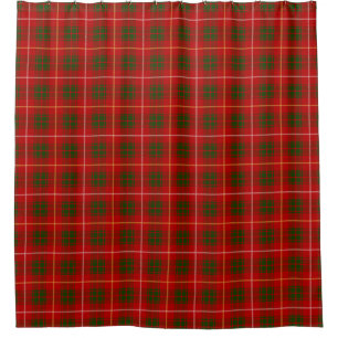 Scottish Clan Bruce Tartan Plaid Shower Curtain