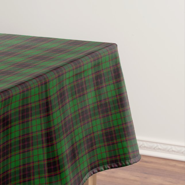 Scottish Clan Buchan Tartan Tablecloth (In Situ)