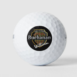 Scottish Clan Buchanan Personalise Your Name Golf Balls