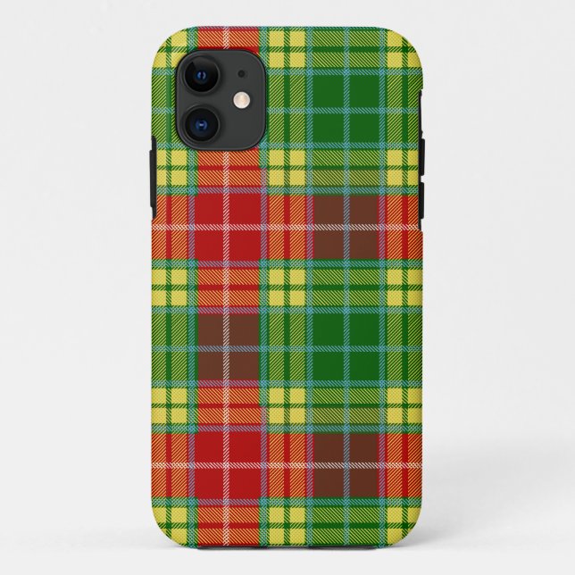 Scottish Clan Buchanan Tartan Plaid Case-Mate iPhone Case (Back)