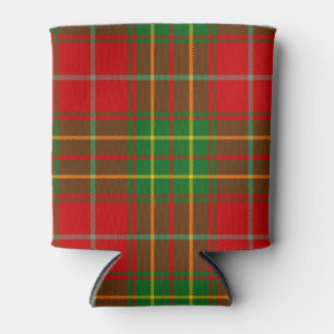 Scottish Clan Burnett Tartan Plaid Can Cooler