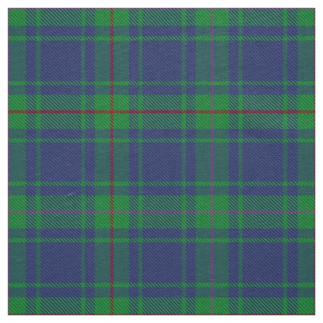 Scottish Clan Burt Tartan Plaid Fabric (Swatch)