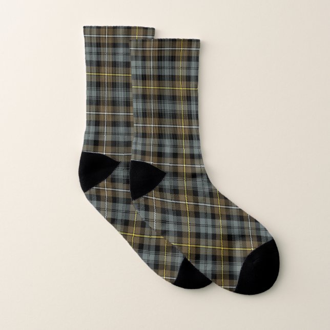 Scottish Clan Campbell Argyll Weathered Tartan Socks (Pair)