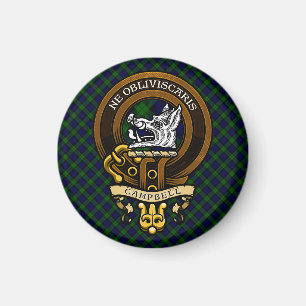 Scottish Clan Campbell Badge and Crest Magnet