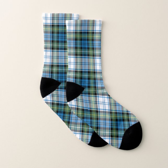 Scottish Clan Campbell Dress Ancient Tartan Socks (Pair)