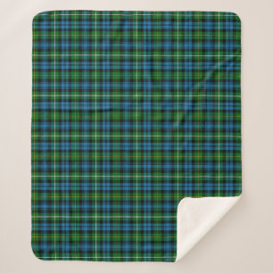 Scottish Clan Campbell Of Argyll Tartan Plaid Sherpa Blanket