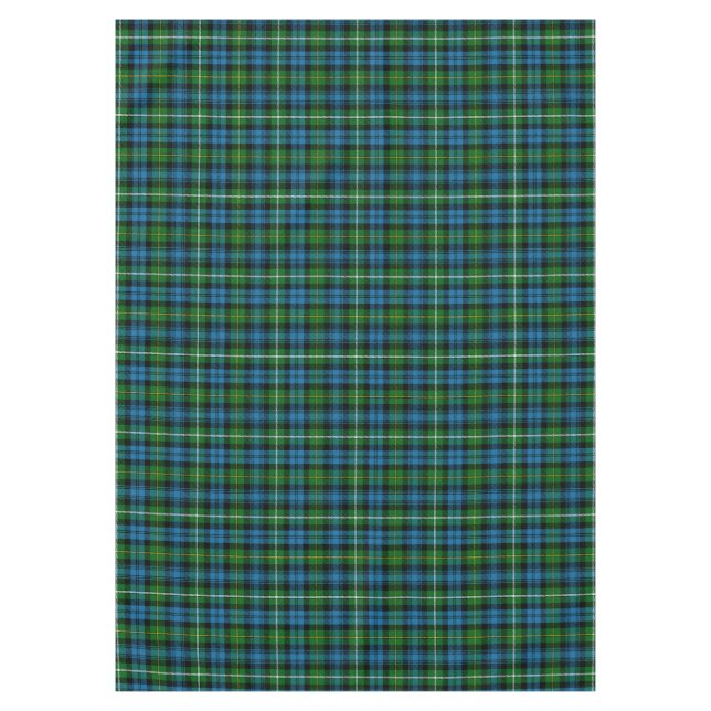 Scottish Clan Campbell Of Argyll Tartan Plaid Tablecloth (Front)
