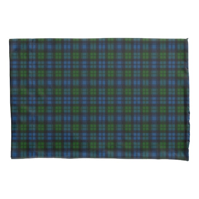 Scottish Clan Campbell Tartan Pillowcase (Front)
