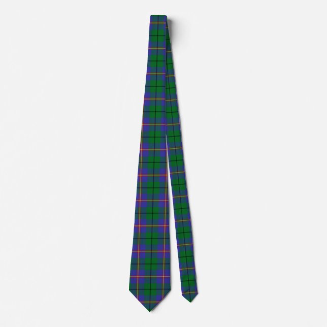 Scottish Clan Carmichael Tartan Plaid Tie (Front)