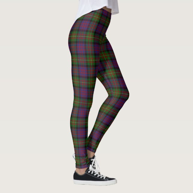 Scottish Clan Carnegie Tartan Leggings (Right)