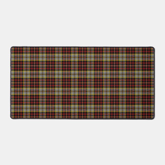 Scottish Clan Cates Dress Tartan Plaid Desk Mat (Front)