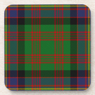Scottish Clan Cochrane Tartan Plaid Coaster
