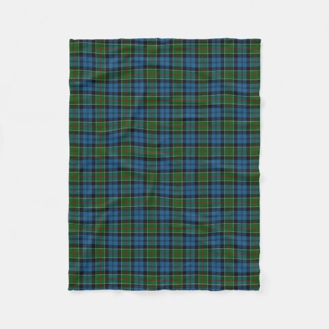 Scottish Clan Colquhoun Classic Tartan Fleece Blanket (Front)