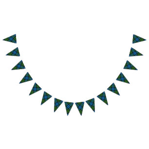 Scottish Clan Colquhoun Tartan Bunting
