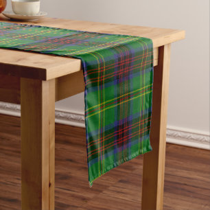 Scottish Clan Connolly Hunting Tartan Plaid Long Table Runner
