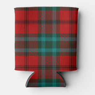 Scottish Clan Cook Tartan Plaid Can Cooler