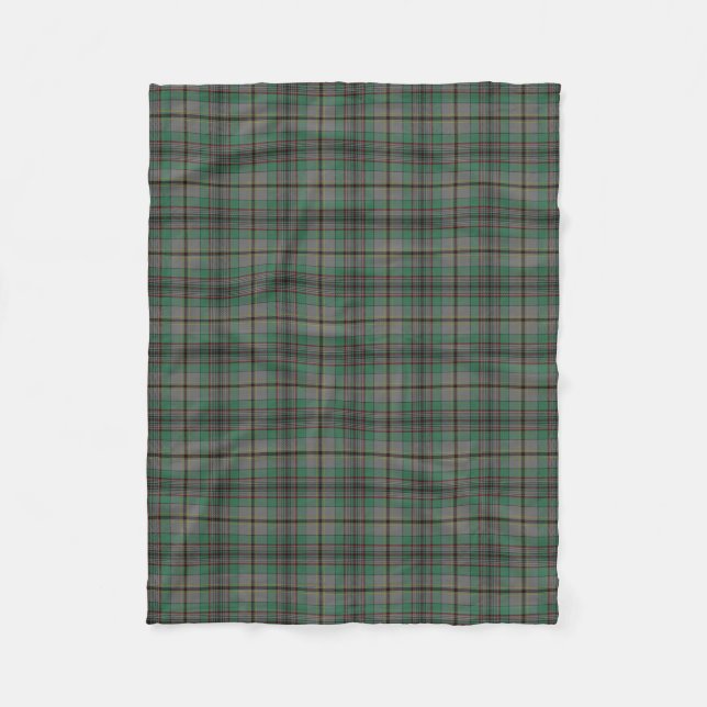 Scottish Clan Craig Classic Tartan Fleece Blanket (Front)