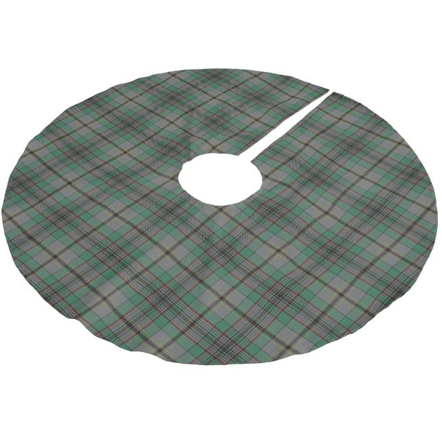 Scottish Clan Craig Tartan Brushed Polyester Tree Skirt (Angled)