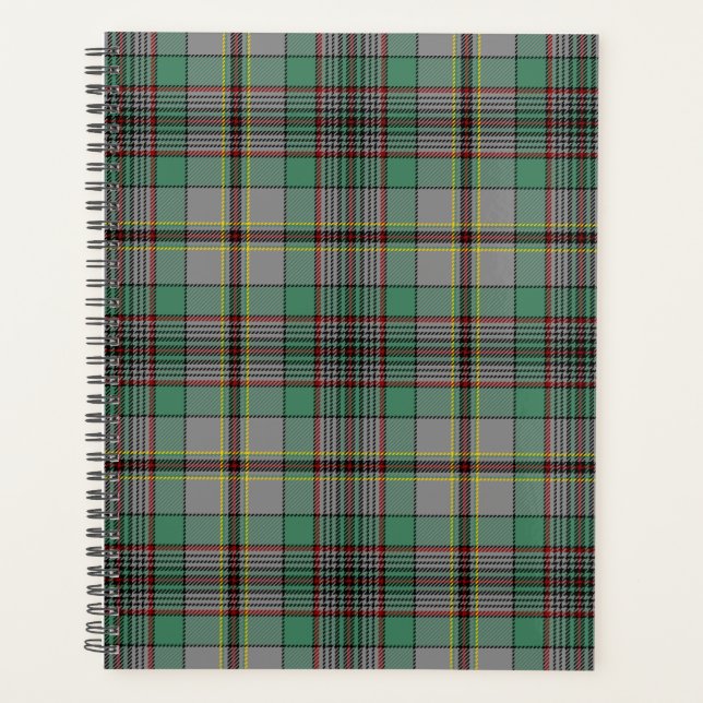 Scottish Clan Craig Tartan Plaid Planner (Front)