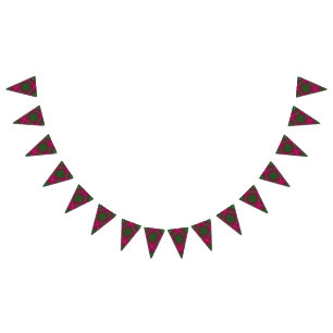 Scottish Clan Crawford Tartan Bunting