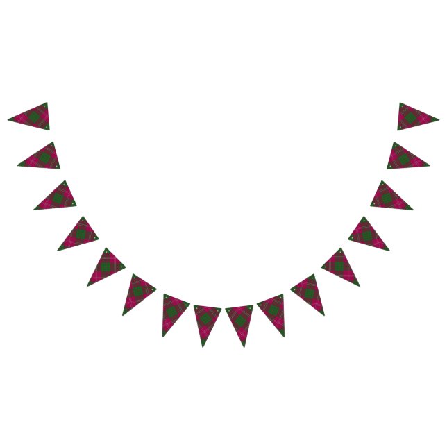 Scottish Clan Crawford Tartan Bunting (All)