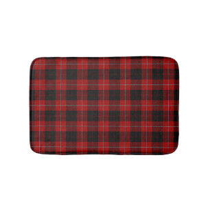Scottish Clan Cunningham Tartan Plaid Bath Mat