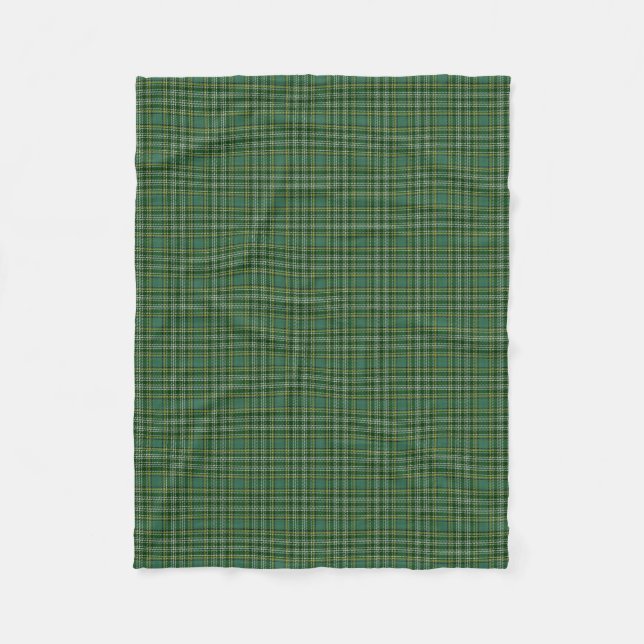 Scottish Clan Currie Classic Tartan Fleece Blanket (Front)