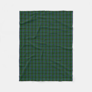 Scottish Clan Davidson Classic Tartan Fleece Blanket