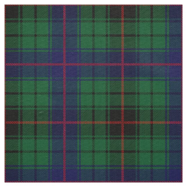 Scottish Clan Davidson Tartan Plaid Fabric (Swatch)