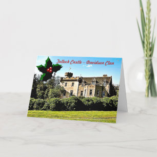 Scottish Clan Davidson's Tulloch Castle Christmas Holiday Card