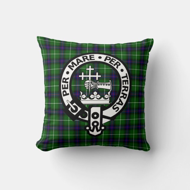 Scottish Clan Donald and Crest Cushion (Front)
