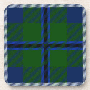 Scottish Clan Douglas Tartan Plaid Coaster