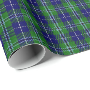Scottish Clan Douglas Tartan Wrapping Paper