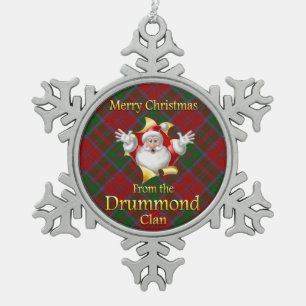 Scottish Clan Drummond Christmas Ornament