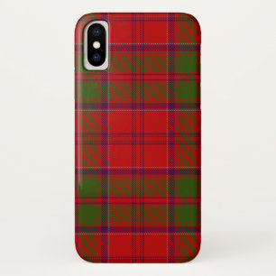 Scottish Clan Drummond Tartan Plaid iPhone X Case