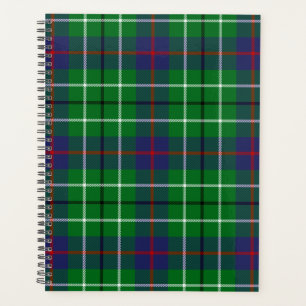 Scottish Clan Duncan Tartan Plaid Planner