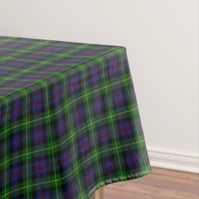 Scottish Clan Farquharson Tartan Tablecloth (In Situ)